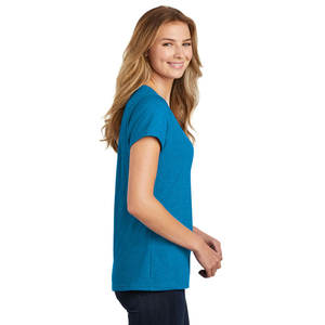 High Quality Short Sleeve <b>T</b> <b>Shirts</b> <b>V</b> <b>Neck</b> Simple Blouse Summer Loose <b>T</b> <b>Shirts</b> - Product Image 3