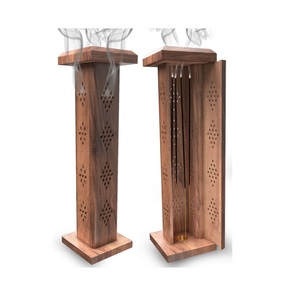 Porte-encens en bois Porte-encens en bois de mangue écologique Boîte de brûleur d'encens en bois personnalisée - Product Image 5