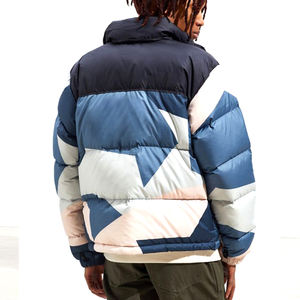 Chaqueta Acolchada para Hombre con Cuello Alto, Impresión OEM, Superventas 2026, Logotipo Personalizado, Transpirable, Resistente al Viento, Envío DDP - Product Image 4