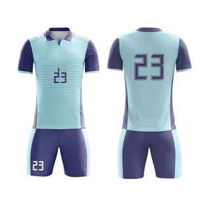 Equipaciones de fútbol para equipos, camisetas y pantalones cortos con logotipo personalizado, proveedor de uniformes OEM, ropa ligera de fútbol para hombres, mujeres y niños - Product Image 1