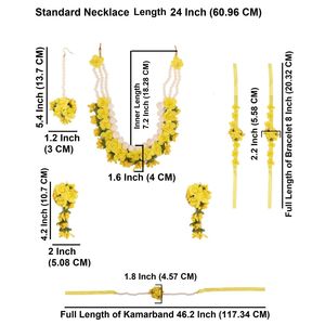 Conjunto de Collar de boda para mujer, joyería de fabricante indio, étnico, Floral, hecho a mano - Product Image 2