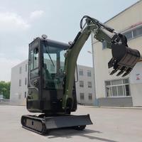 Compact pour excavatrice sur chenilles avec moteur importé, accessoire de préhension, grappin, plaque compacteuse, ripper, godet de terrassement