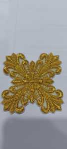 Parches de Poliéster Tejidos a Mano con Hilo Metálico para Emblemas y Insignias - Product Image 4