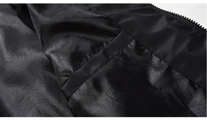 New Arrival 2025 Custom Logo Varsity <b>Baseball</b> <b>Bomber</b> <b>Jacket</b> Stand Collar Front Windproof Breathable Eco-Friendly for Men Winter - Product Image 6