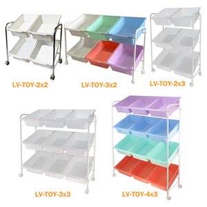 Made In Taiwan Easy Storage 4 Drawer Moving Rolling <b>Toy</b> <b>Trolley</b> for kids diaper Nursery Kindergarten - Product Image 6