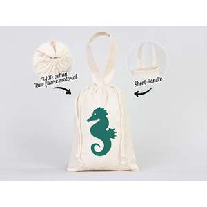 Sacs cadeaux réutilisables en coton biologique avec cordon de serrage pour événements d'anniversaire, logo personnalisé, recyclables - pour promotions, sacs de courses, sacs anti-poussière, style de vie - Product Image 3