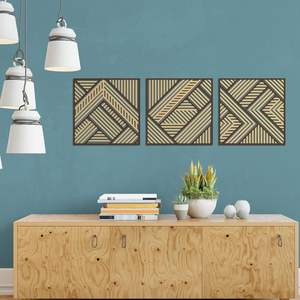 Quality Assured Decorative Designed Wall Art Wood Made Trendy Designed Home & Office Hanging Wall Art for Decoration Uses - Product Image 3