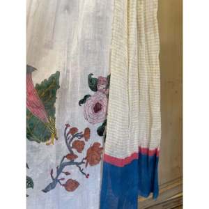 RASA 25 <b>Elastic</b> Waist Leisure Breathable Woven Fabric Floral Print Loose Fit Pant - Product Image 2