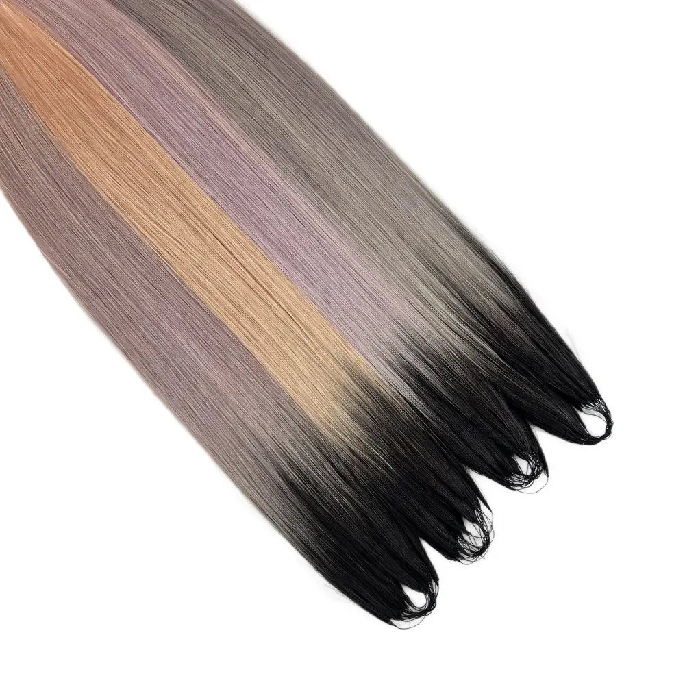 V-light Wholesale Remy 100% small interface, comfortable and smooth to wear Double Cotton Thread Feather Hair Extensions