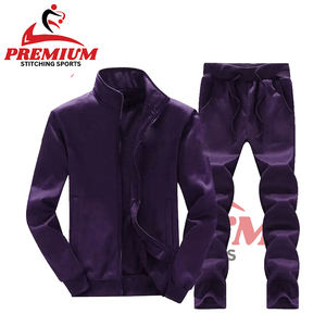 Hauts survêtements hommes sweats à capuche unisexe survêtements 2 pièces ensemble 100% coton uni hommes survêtement recadrée à capuche survêtement - Product Image 3