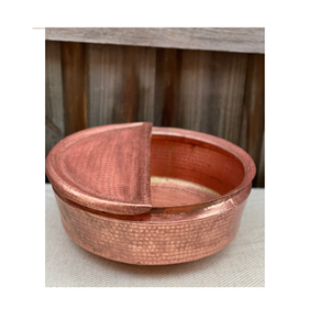 ชามใส่เท้าทำจากทองแดงพร้อมฝาปิดอ่างสปาอ่างสปา100% ทองแดงบริสุทธิ์เป็นมิตรกับสิ่งแวดล้อม - Product Image 3