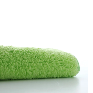 ¡Venta caliente! Alta calidad 40x40 microfibra verde Joker Wellsoft paño de limpieza para cocina personalizable 365 GSM MOQ 365 GSM - Product Image 3