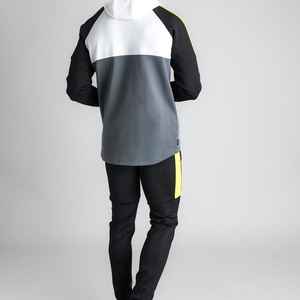 ชุดกีฬาขนแกะแห้งเร็วระบายอากาศได้ดีเป็นมิตรกับสิ่งแวดล้อมของผู้ชายดีไซน์แบบกำหนดเองสำหรับฤดูหนาวยิมฝึกซ้อม - Product Image 5