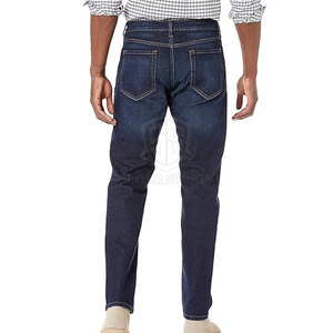 Vêtements décontractés Pantalon en jean à quantité minimale de commande basse pour hommes Top Vente Pantalon en jean à taille haute droit pour l'extérieur Meilleur pantalon en jean pour hommes - Product Image 2