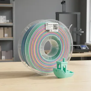 Filamento PLA Básico Arcoíris para Impresión 3D OEM/ODM, Producto Plástico de Alta Calidad de Fábrica, Opciones de 1KG/3KG/5KG/10KG, Superventas - Product Image 4