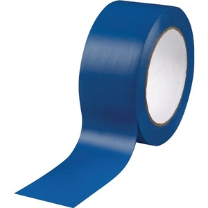 ROCOL Easy Floor Marking Tape PVC <b>Blue</b> 33m Length 50mm Width Office Adhesive <b>Roll</b> - Product Image 1