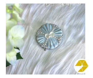 Elegante espejo de concha marina Vietnam conchas brillantes pulidas portátil Mini espejo de concha marina encanto de playa mejor oferta exclusiva - Product Image 1