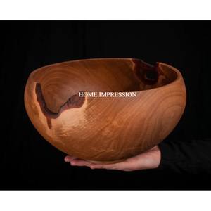 Ensemble de vaisselle moderne en bois d'acacia écologique exquis, fait à la main, forme longue et vibrante, personnalisable, bol et cuillère pour mariage et fête - Product Image 5