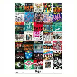 Beatles Singles Collection Premium Album Cover Design Featuring Iconic Beatles Singles - Product Image 1