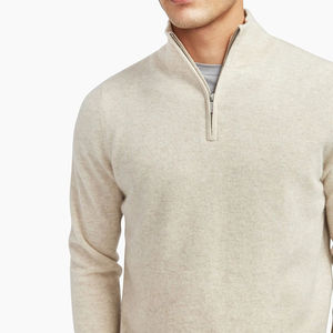Oem Imprimé 100% Coton Sweat-shirt à capuche épais de qualité supérieure pour hommes Pull à séchage rapide respirant beige de haute qualité - Product Image 3