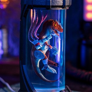 Lámpara resina personalizada, resina de lámpara Rex, luz nocturna personalizada, lámpara alienígena epoxi, lámpara art deco, regalo personalizado, regalo hecho a mano - Product Image 2