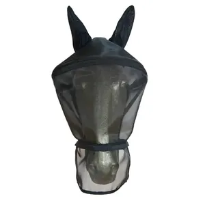 Horse Head Cover Fly At New Wholesale Rate / Best New Design Horse Racing Products Lightweight Fly Face Cover