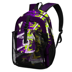 Impression personnalisée Sac de sport de haute qualité pour le basket-ball et le football Sac à dos pour l'école Yoga Gym Sacs à dos pour équipe de baseball - Product Image 6