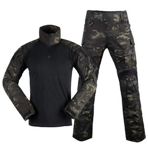Ensemble haut de gamme sur mesure, respirant, imperméable, style camouflage, avec logo personnalisé, vêtements pour hommes teints unis et personnalisés - Product Image 1