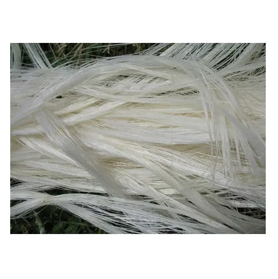 100% натуральное сизальное волокно/Заводская поставка, сырое сизальное волокно, сизальное волокно, веревка