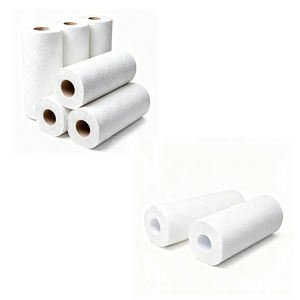 Premium Quality Kitchen <b>Paper</b> Rolls Food Grade Safe Absorbent <b>Tissue</b> for Oil Wipe and Daily Kitchen Cleaning - Product Image 3