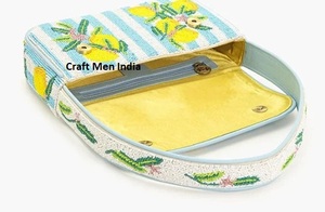 Latest Collection Indian Bohemian Style Designer <b>Women</b> Beaded <b>Messenger</b> <b>Bags</b> Handmade Shoulder <b>Bag</b> Evening Shopping Clutch <b>Bags</b> - Product Image 2