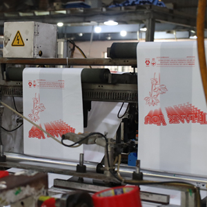 Bolsa de transporte de camisetas biodegradable respetuosa con el medio ambiente personalizada, embalaje biodegradable de plástico PE para alimentos, logotipo personalizado para uso en supermercados - Product Image 2