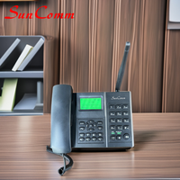 Téléphone de bureau sans fil fixe SunComm SC-9600C-4GW avec carte SIM 4G, routeur WiFi, port Ethernet