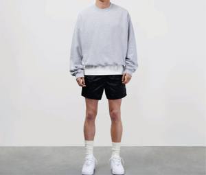 Vente en gros de sweat-shirt en coton mélangé de qualité supérieure pour hommes, nouveauté élégante, haute qualité, sur mesure, surdimensionné, équipage brodé, hiver - Product Image 6