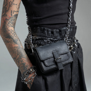 Chest Crossbody Shoulder Outdoor Backpack Mini Fashion Wear Shoulder Leather Mini Bags - Product Image 3