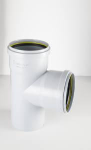 Conexión de tubería fuerte y confiable Ringfit Plain Tee Non ISI para aplicaciones de suministro de agua y drenaje de plomería duraderas - Product Image 3