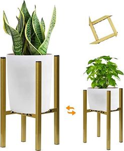 Jardinière en aluminium plaqué or de forme antique décoration créative de la maison jardinières en métal support solide pour fleurs décoratives plantes - Product Image 4