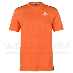 T-shirts légers pour hommes de haute qualité vêtements de rue décontractés à séchage rapide avec motif solide en gros du Pakistan - Product Image 1