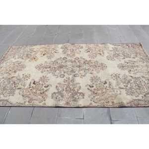 Alfombra Turca Vintage de 4.8x8.9 pies, Alfombra Grande, Alfombra de Camuflaje Marrón - Product Image 3