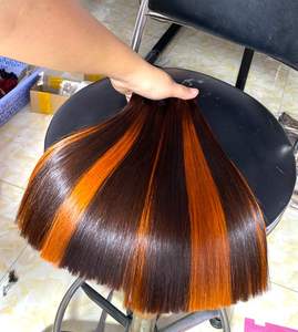 Paquetes de cabello liso de grado 12A, extensiones de cabello humano, trama de Genius de cabello crudo vietnamita de la mejor calidad - Product Image 1