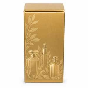 Boîte pliante pour emballage de bouteilles en verre avec estampage à chaud doré - Product Image 6