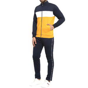Survêtement à fermeture éclair de qualité supérieure avec logo personnalisé Survêtements de jogging d'entraînement pour hommes avec fermeture à glissière Ensembles de survêtements de sport pour hommes - Product Image 5