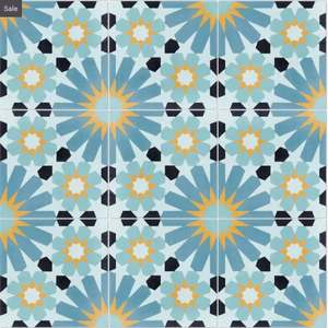 Carreaux de céramique émaillés à motif floral 400x400mm pour la décoration intérieure des murs et du sol de la cuisine et du salon BMC - Product Image 5