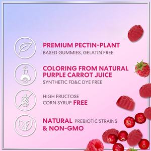 Gummies probiotiques pour femmes, marque privée OEM/ODM, pour la santé féminine et une flore vaginale équilibrée - Product Image 6