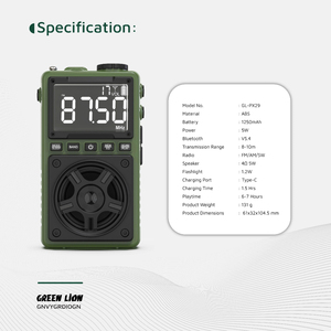 Green Lion Voyager para altavoz Bluetooth Radio portátil - Product Image 4