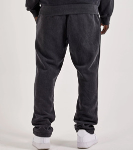 Pantalons de survêtement en molleton 100% coton pour hommes, pantalons de sport décontractés, confortables et chauds, logo personnalisé, toutes tailles disponibles, OEM disponible - Product Image 3