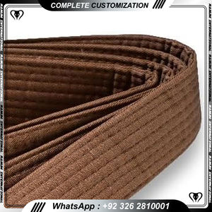 Cinturones Bjj Cinta de color personalizada Cinturón Bjj en contraste - Product Image 5