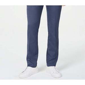 Pantaloni Chino Alfatech da Uomo Alfani, Vestibilità Classica, Casual Elegante, Blu Navy, Tessuto Oxford, Taglia XL, Vita Media, Personalizzabili, Antipiega, con Cerniera - Product Image 3