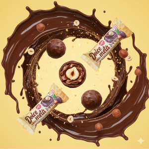 Dolce Meta 39g Hazelnut sô cô la 3pcs hấp dẫn ngọt thanh sô cô la bán buôn thành phần cho đồ ngọt - Product Image 5
