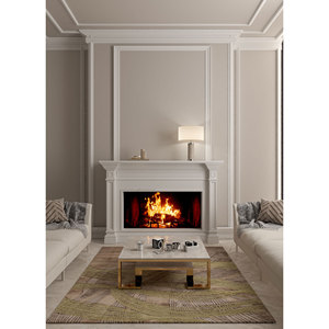 พรมไหมไผ่ถักมือสีเบจน้ำตาลลายแอ็บสแตรกต์ รุ่น Aibz-1011 สำหรับห้องนั่งเล่นและทางเดิน รูปทรงสี่เหลี่ยมผืนผ้า เหมาะสำหรับวัยรุ่น - Product Image 5